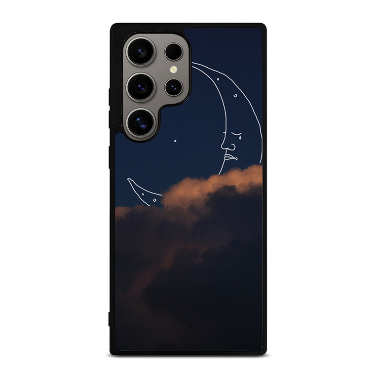 SAD CRESCENT MOON Samsung Galaxy S24 Ultra Case Cover SAD CRESCENT MOON Samsung Galaxy S24 Ultra Case Cover