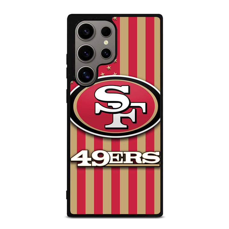 SAN FRANCISCO 49ERS AMERICAN FLAG Samsung Galaxy S24 Ultra Case Cover