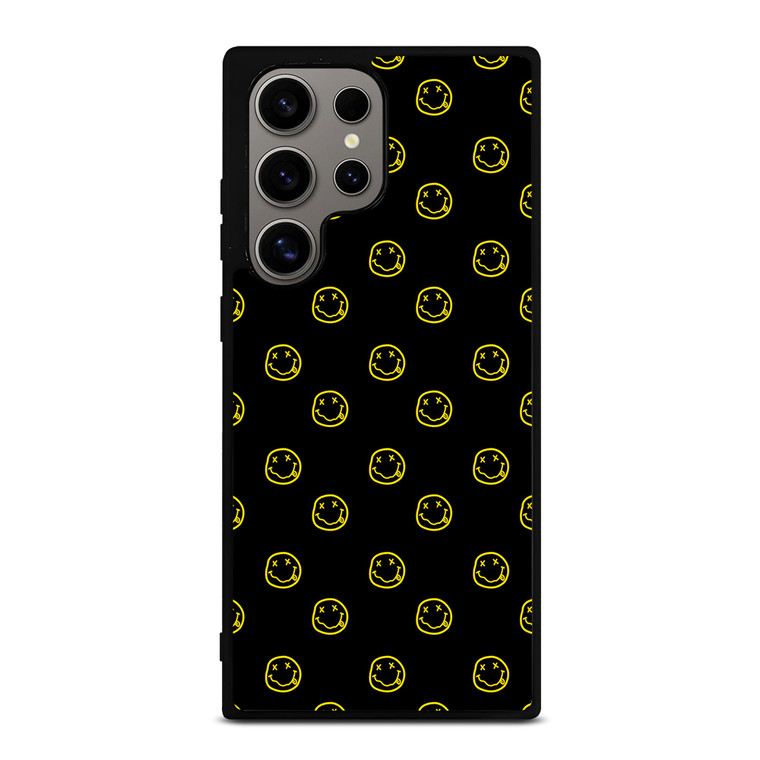 SMILEY FACE NIRVANA PATTERN Samsung Galaxy S24 Ultra Case Cover