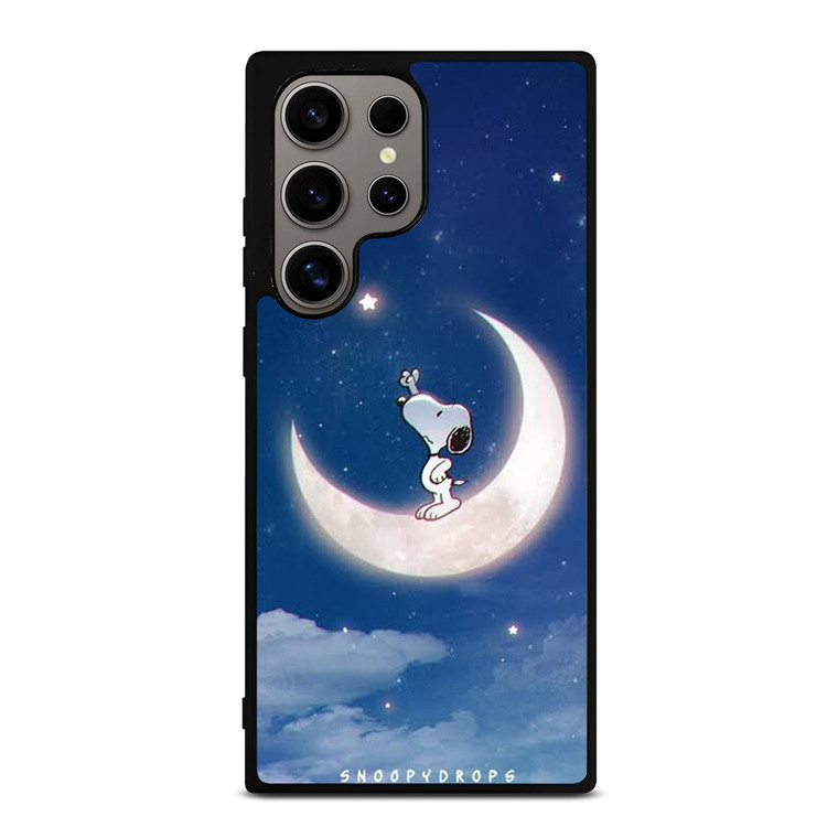 SNOOPY PEANUTS IN MOON Samsung Galaxy S24 Ultra Case Cover
