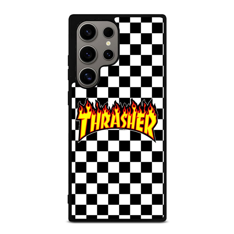 THRASHER CHECKERBOARD Samsung Galaxy S24 Ultra Case Cover