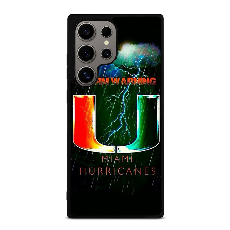 UM MIAMI HURRICANES NFL Samsung Galaxy S24 Ultra Case Cover