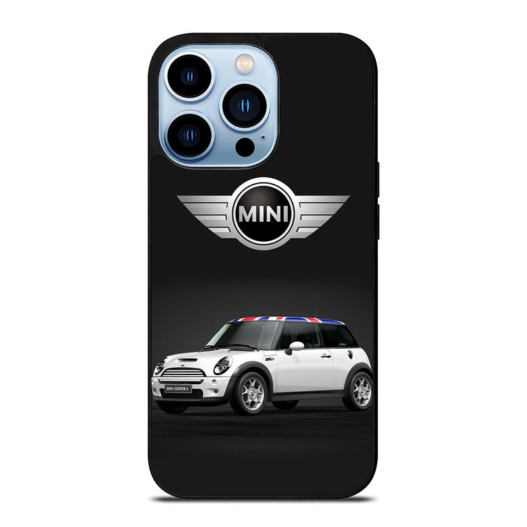 UNION JACK BLUE MINI COPER CAR iPhone 13 Pro Max Case Cover