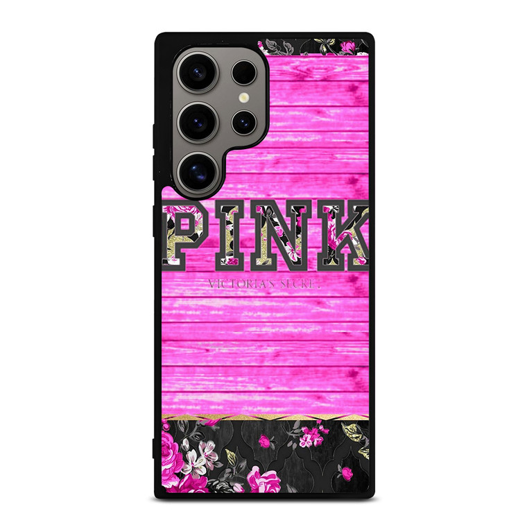 VICTORIA'S SECRET PINK FLORAL Samsung Galaxy S24 Ultra Case Cover