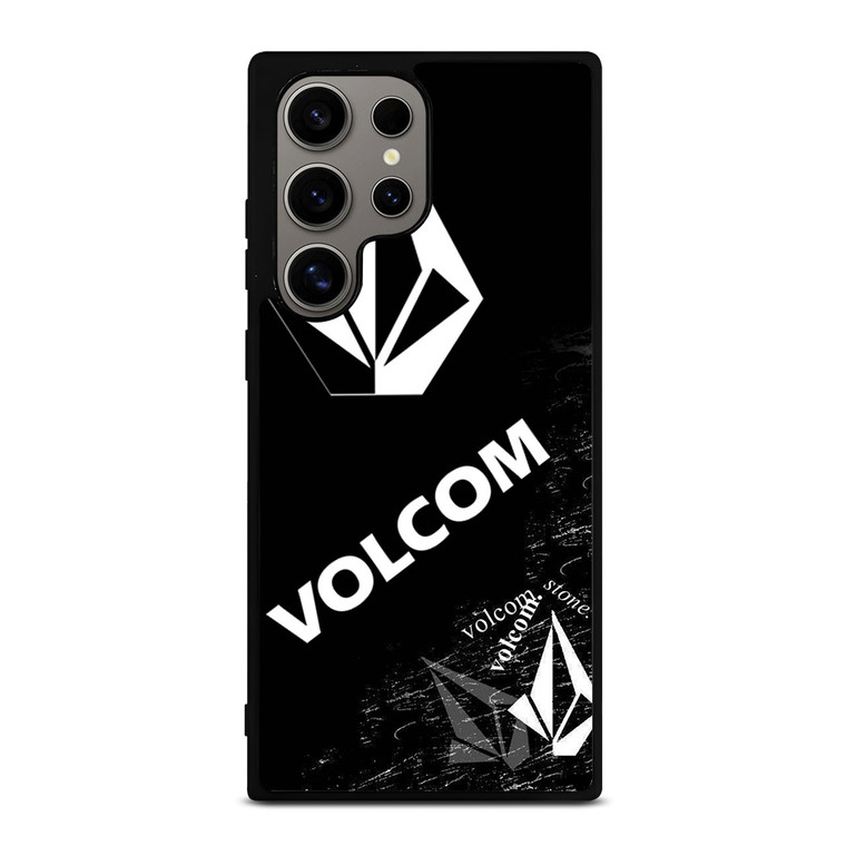 VOLCOM BLACK LOGO Samsung Galaxy S24 Ultra Case Cover