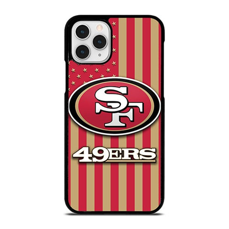 SAN FRANCISCO 49ERS AMERICAN FLAG iPhone 11 Pro Case Cover