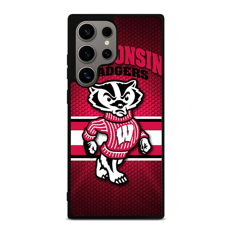 WISCONSIN BADGER FOOTBALL LOGO 2 Samsung Galaxy S24 Ultra Case Cover