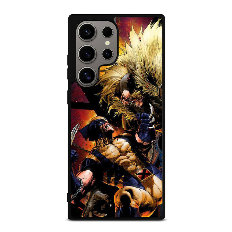 WOLVERINE VS SABRETOOTH Samsung Galaxy S24 Ultra Case Cover