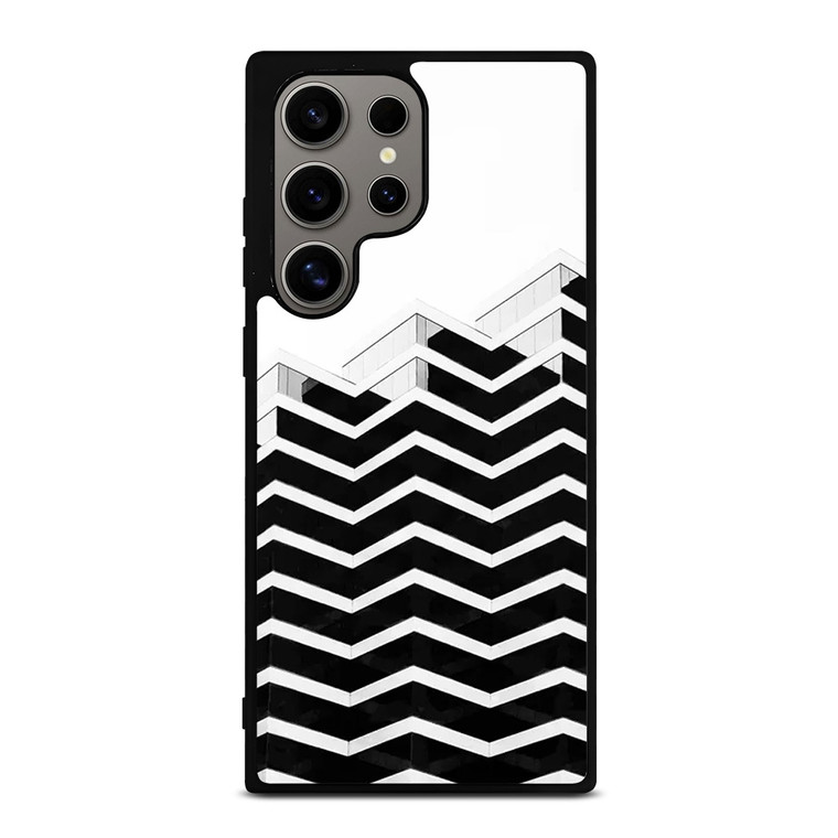 ZIG ZAG HALF PATTERN Samsung Galaxy S24 Ultra Case Cover