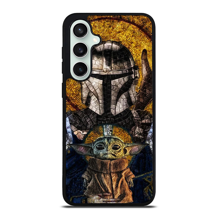 BABY YODA AND THE MANDALORIAN MOSAIC Samsung Galaxy S23 FE Case Cover