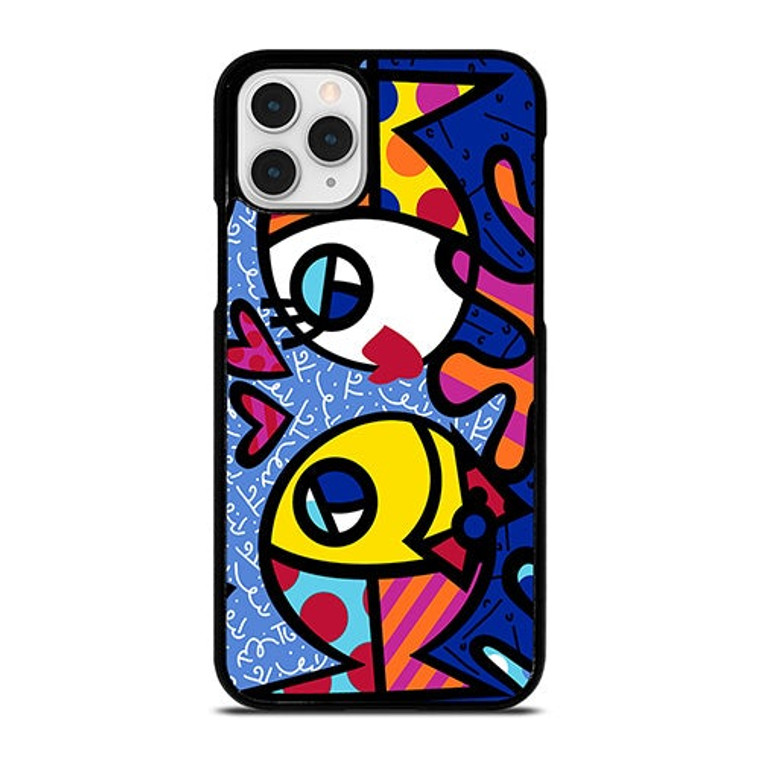 ROMERO BRITTO FISH LOVE iPhone 11 Pro Case Cover