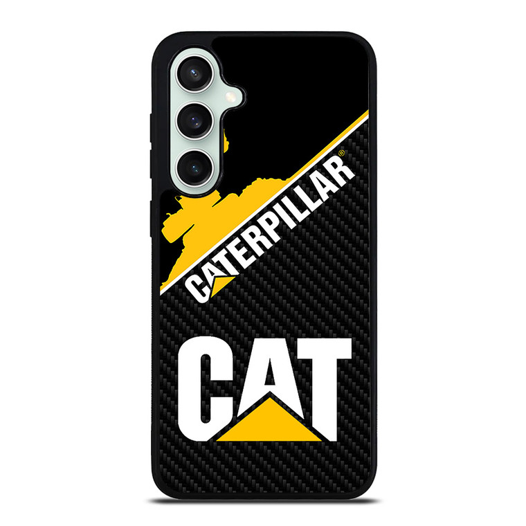 CAT CATERPILLAR LOGO CARBON Samsung Galaxy S23 FE Case Cover