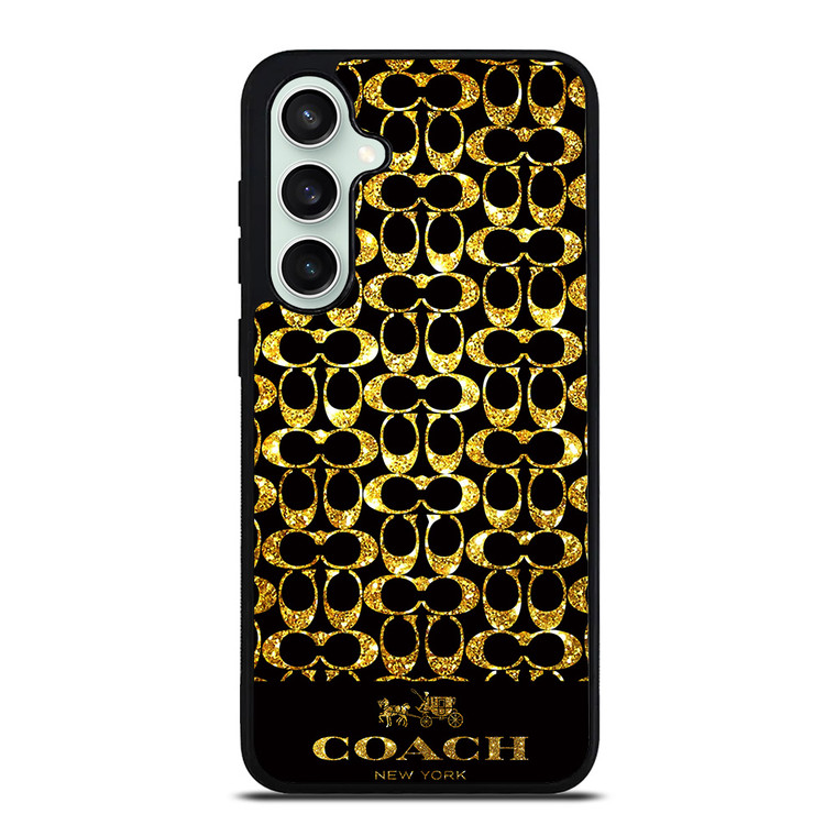 COACH NEW YORK GOLD Samsung Galaxy S23 FE Case Cover