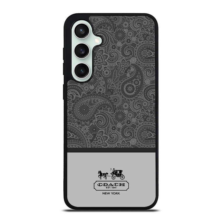 COACH NEW YORK GREY BATIK Samsung Galaxy S23 FE Case Cover