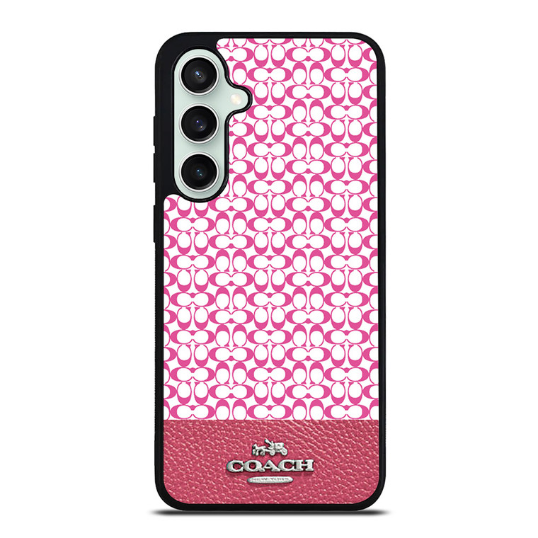 COACH NEW YORK PINK Samsung Galaxy S23 FE Case Cover COACH NEW YORK PINK Samsung Galaxy S23 FE Case Cover