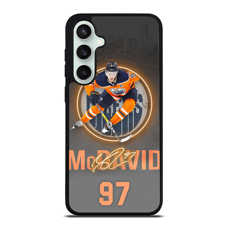 CONNOR MCDAVID EDMONTON OILERS PLAYER Samsung Galaxy S23 FE Case Cover