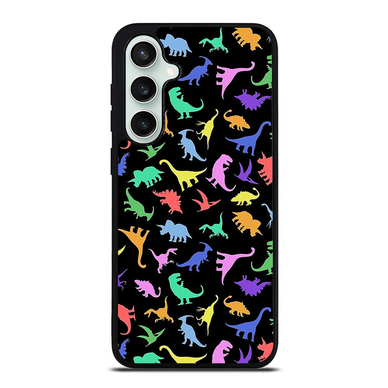 DINOSAUR COLORFUL PATTERN Samsung Galaxy S23 FE Case Cover DINOSAUR COLORFUL PATTERN Samsung Galaxy S23 FE Case Cover