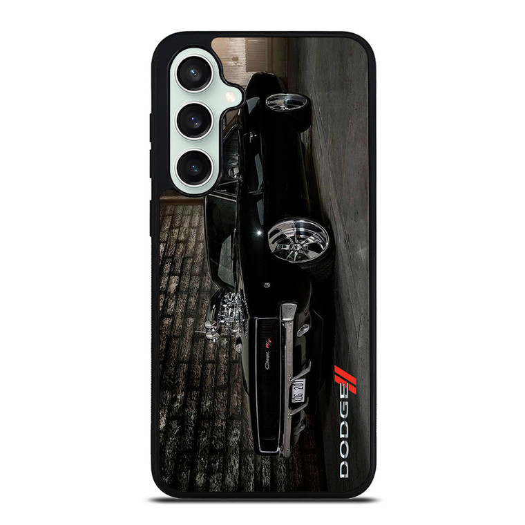 DODGE CHARGER BLACK CAR Samsung Galaxy S23 FE Case Cover