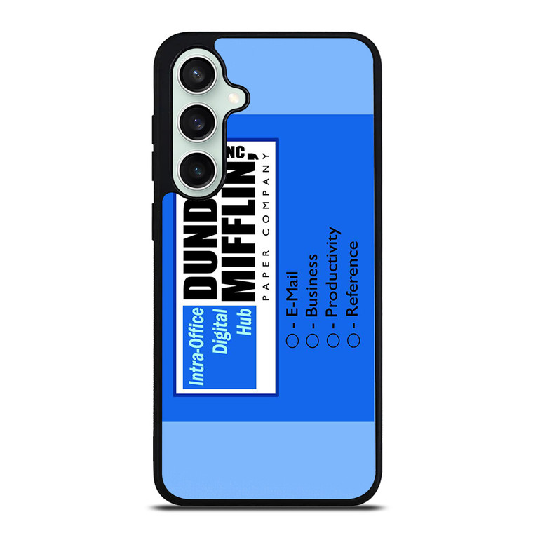 DUNDER MIFFLIN INTRA OFFICE DIGITAL HUB LOGO Samsung Galaxy S23 FE Case Cover