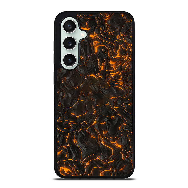 FIRE AND LAVA TEXTURES Samsung Galaxy S23 FE Case Cover