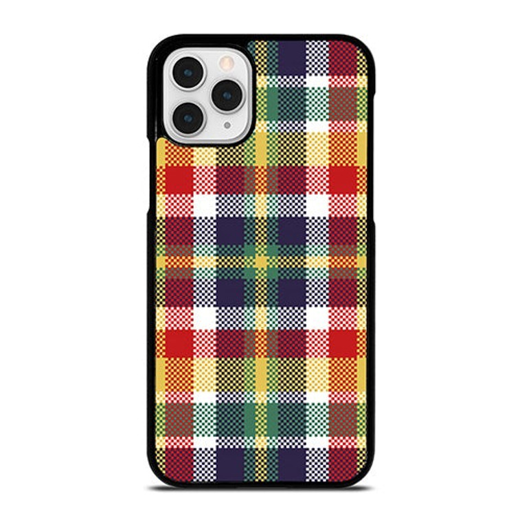 PIXELIZED TARTAN PATTERN iPhone 11 Pro Case Cover