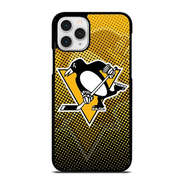 PITTSBURGH PENGUINS NHL HALFTONE iPhone 11 Pro Case Cover