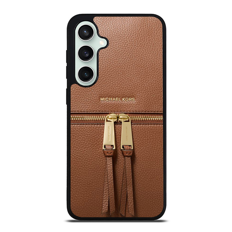 MICHAEL KORS MK LOGO BACKPACK BAG BROWN Samsung Galaxy S23 FE Case Cover