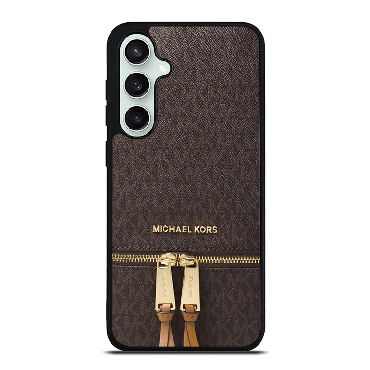 MICHAEL KORS MK LOGO BACKPACK BROWN BAG Samsung Galaxy S23 FE Case Cover
