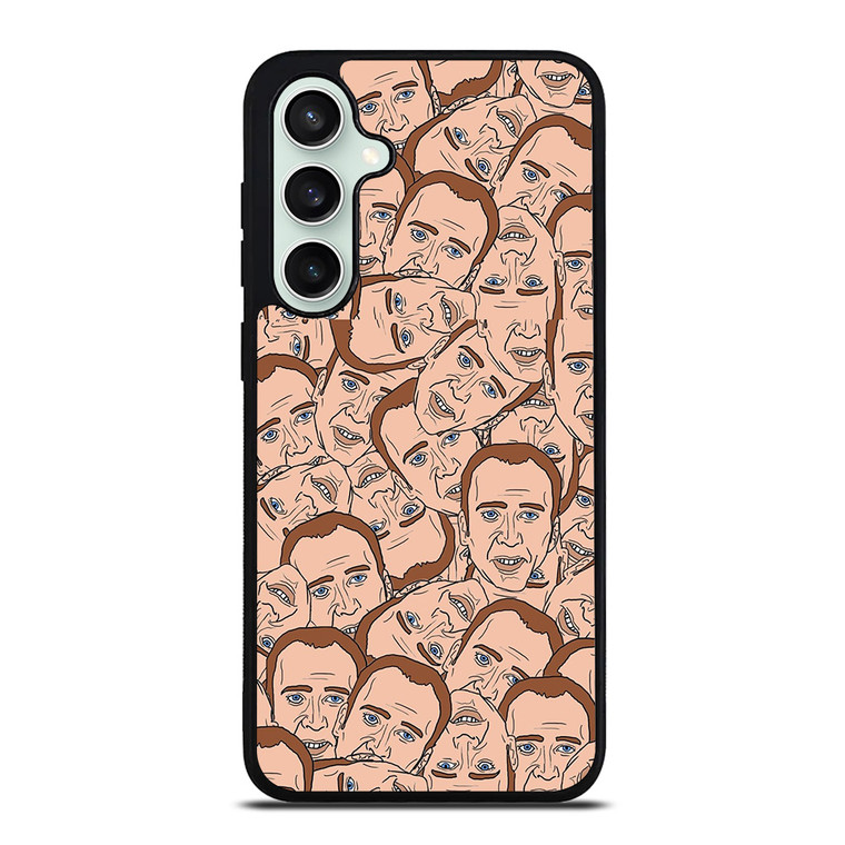 NICOLAS CAGE CARTOON COLLAGE Samsung Galaxy S23 FE Case Cover