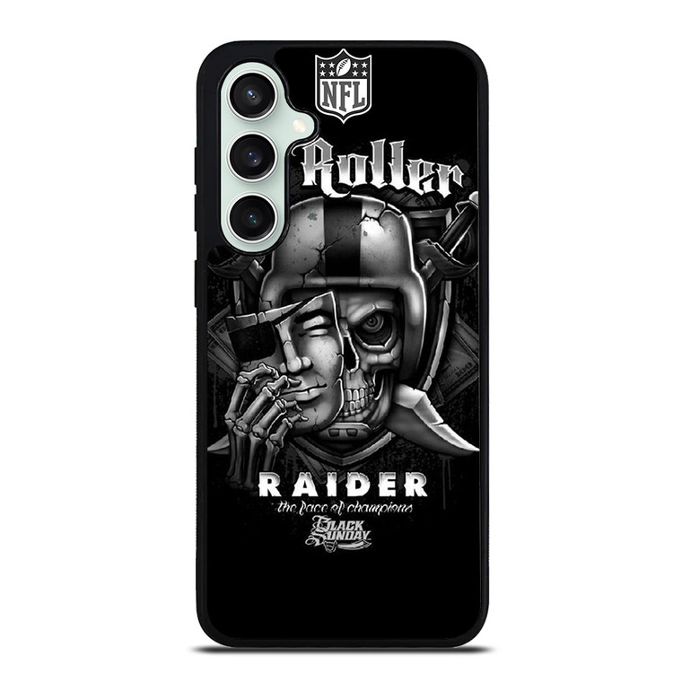 OAKLAND RAIDERS BLACK SUNDAY NFL Samsung Galaxy S23 FE Case Cover