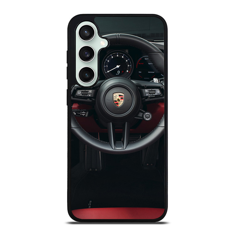 PORSCHE CAR STEERING LOGO Samsung Galaxy S23 FE Case Cover