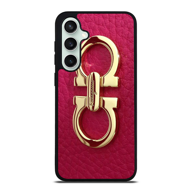 SALVATORE FERRAGAMO LOGO MAGENTA Samsung Galaxy S23 FE Case Cover