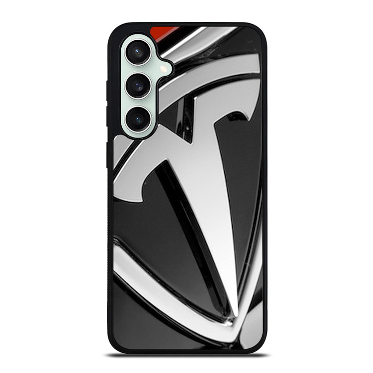 TESLA MOTOR EMBLEM LOGO Samsung Galaxy S23 FE Case Cover