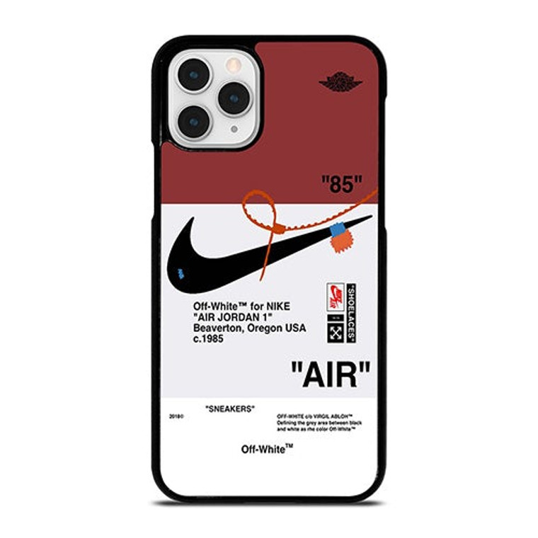 OFF WHITE NIKE AIR JORDAN SNEAKERS iPhone 11 Pro Case Cover