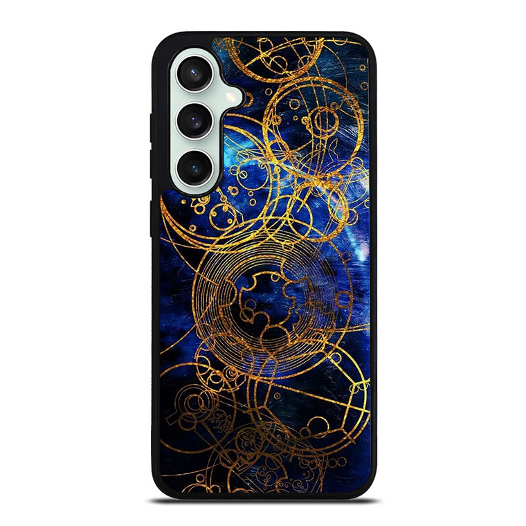 TIME LORD WRITING GOLD BLUE Samsung Galaxy S23 FE Case Cover TIME LORD WRITING GOLD BLUE Samsung Galaxy S23 FE Case Cover
