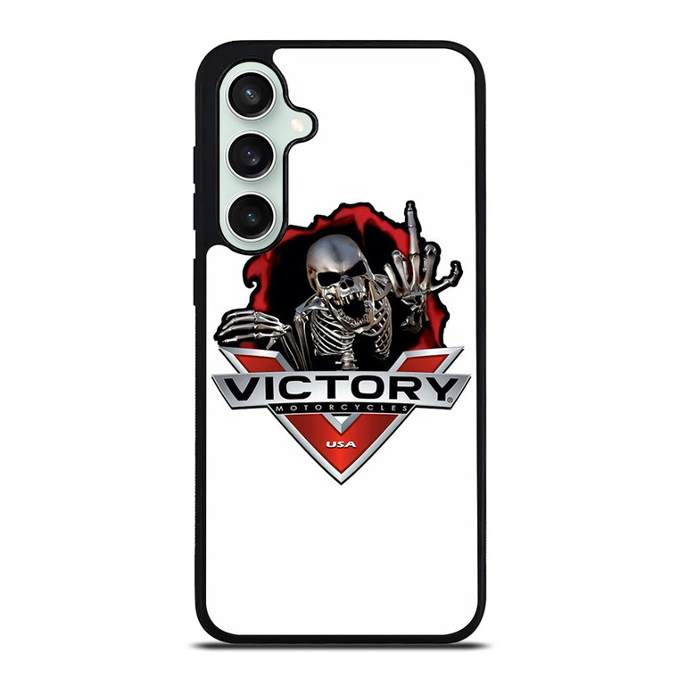 VICTORY MOTORCYCLE SKULL USA LOGO Samsung Galaxy S23 FE Case Cover