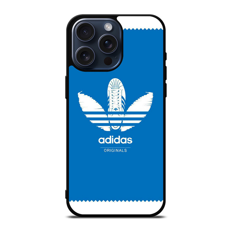 ADIDAS LOGO SHOES BLUE ORIGINALS iPhone 15 Pro Max Case Cover