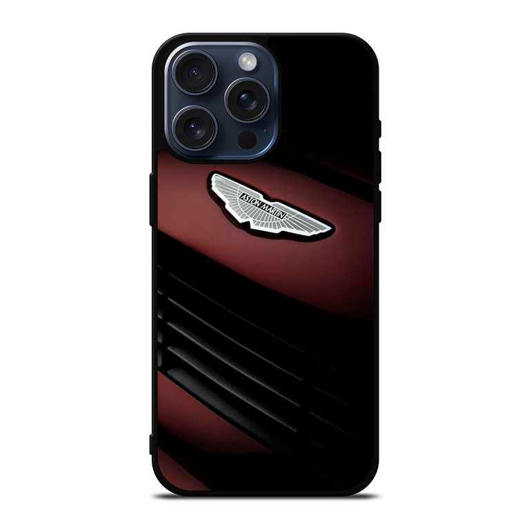 ASTON MARTIN RED CAR LOGO iPhone 15 Pro Max Case Cover