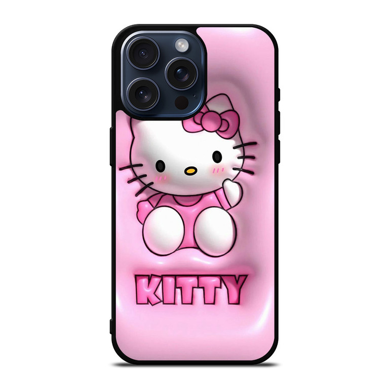 CUTE PINK HELLO KITTY iPhone 15 Pro Max Case Cover