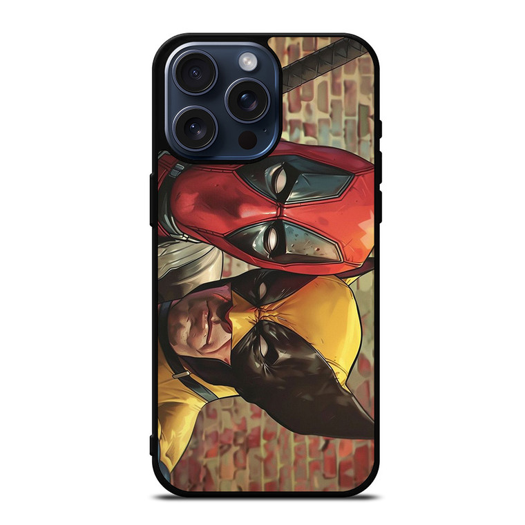 DEADPOOL X WOLVERINE MARVEL COMICS iPhone 15 Pro Max Case Cover