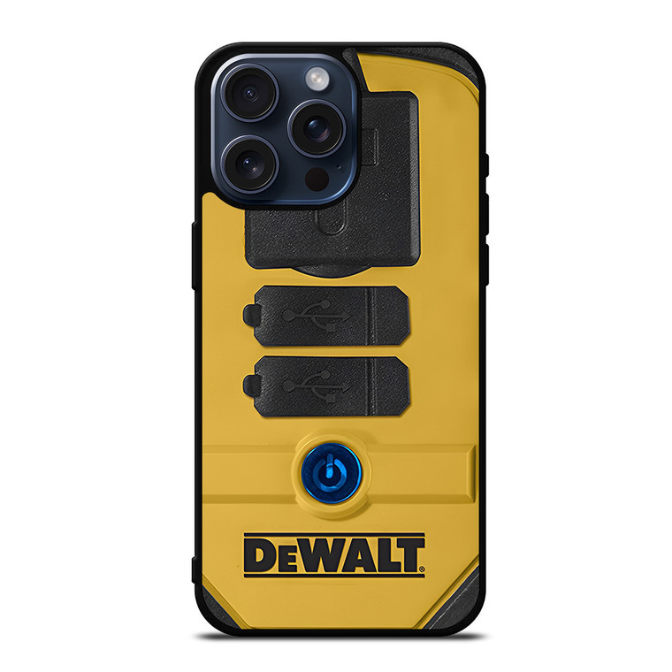 DEWALT TOOL CAR POWER CHARGER iPhone 15 Pro Max Case Cover