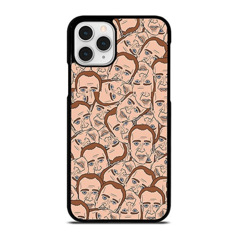 NICOLAS CAGE CARTOON COLLAGE iPhone 11 Pro Case Cover