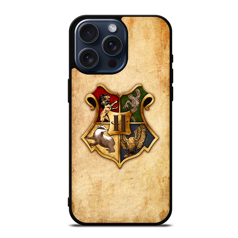 HARRY POTTER HOGWARTS LOGO iPhone 15 Pro Max Case Cover