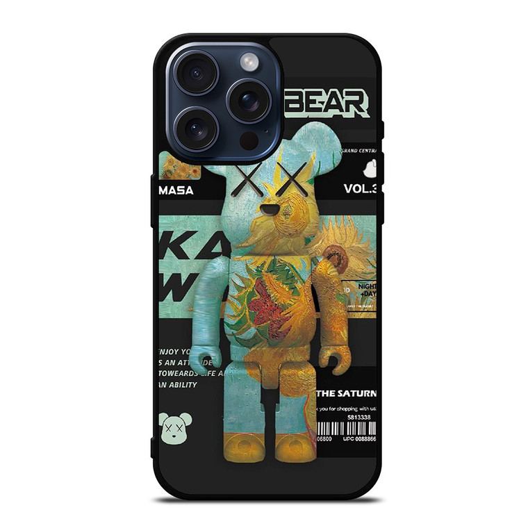 KAWS ROBOT BEAR MASA iPhone 15 Pro Max Case Cover