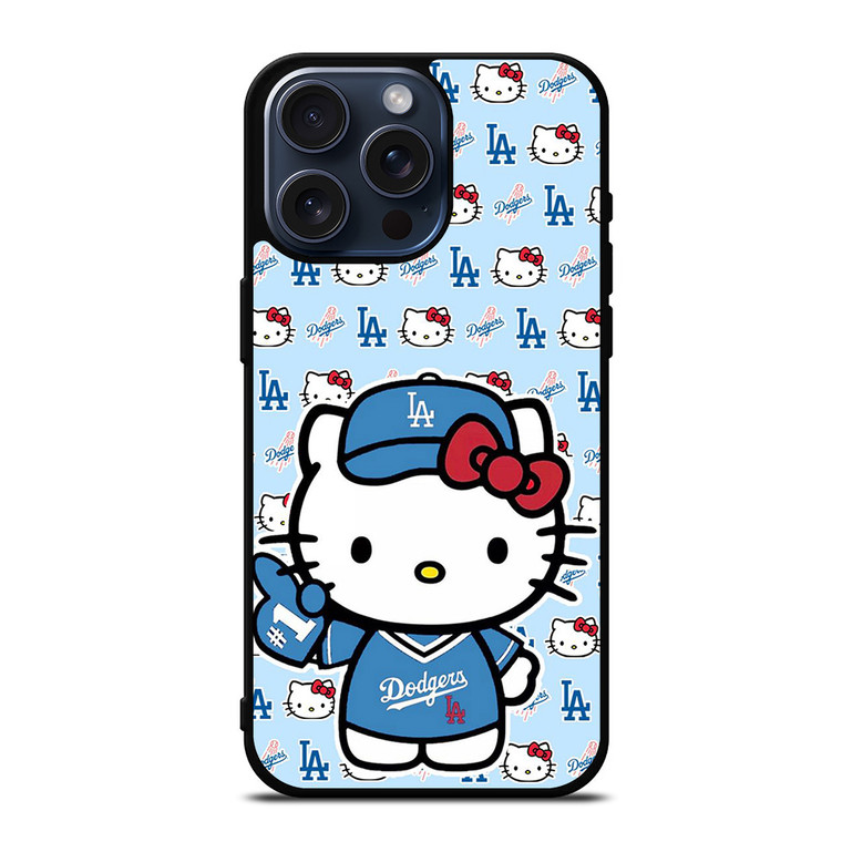 LA DODGERS HELLO KITTY iPhone 15 Pro Max Case Cover