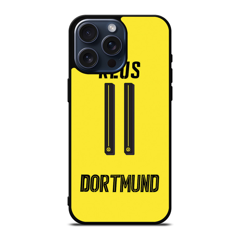 MARCO REUS 11 BORUSSIA DORTMUND BVB iPhone 15 Pro Max Case Cover