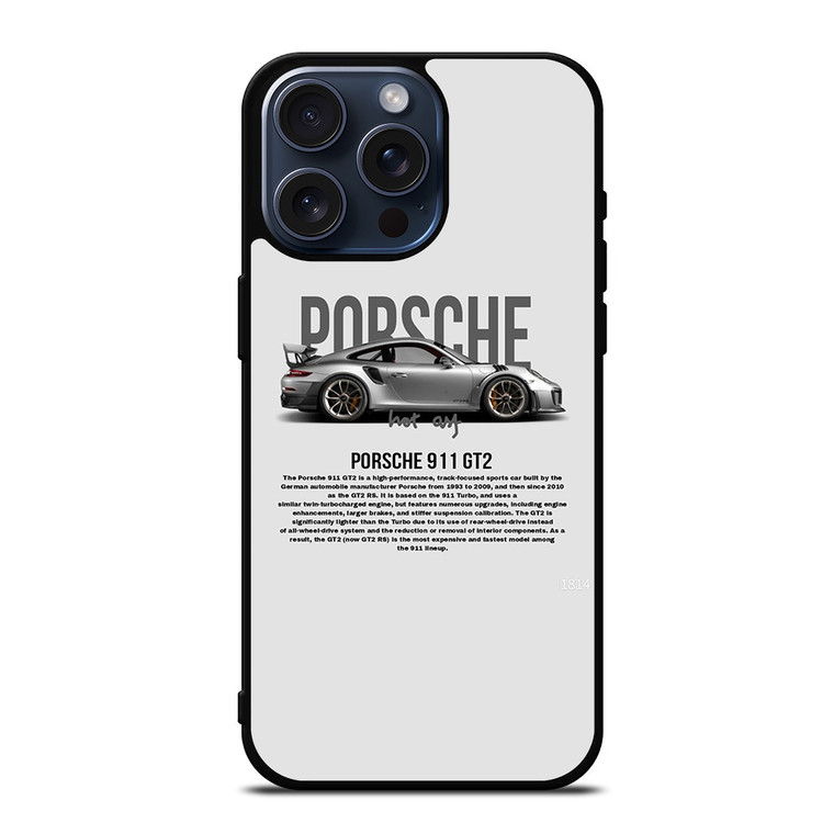 PORSCHE 911GT2 iPhone 15 Pro Max Case Cover PORSCHE 911GT2 iPhone 15 Pro Max Case Cover