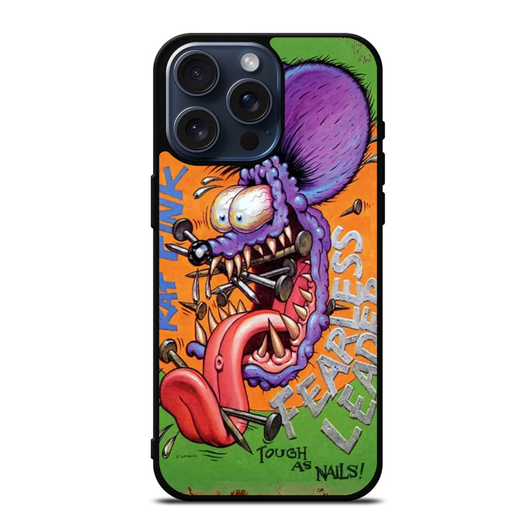 RAT FINK CARTOON FEARLESS LEADER iPhone 15 Pro Max Case Cover
