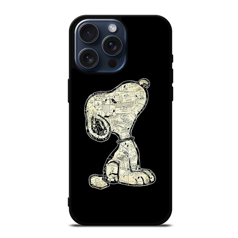 SNOOPY DOG THE PEANUTS CARTOON iPhone 15 Pro Max Case Cover