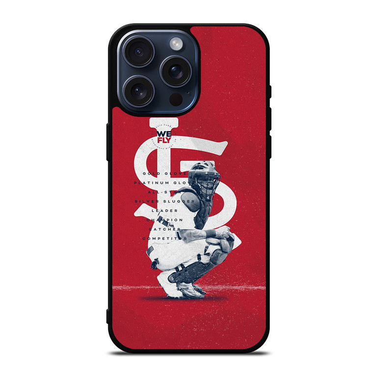 YADIER MOLINA ST LOUIS CARDINALS iPhone 15 Pro Max Case Cover